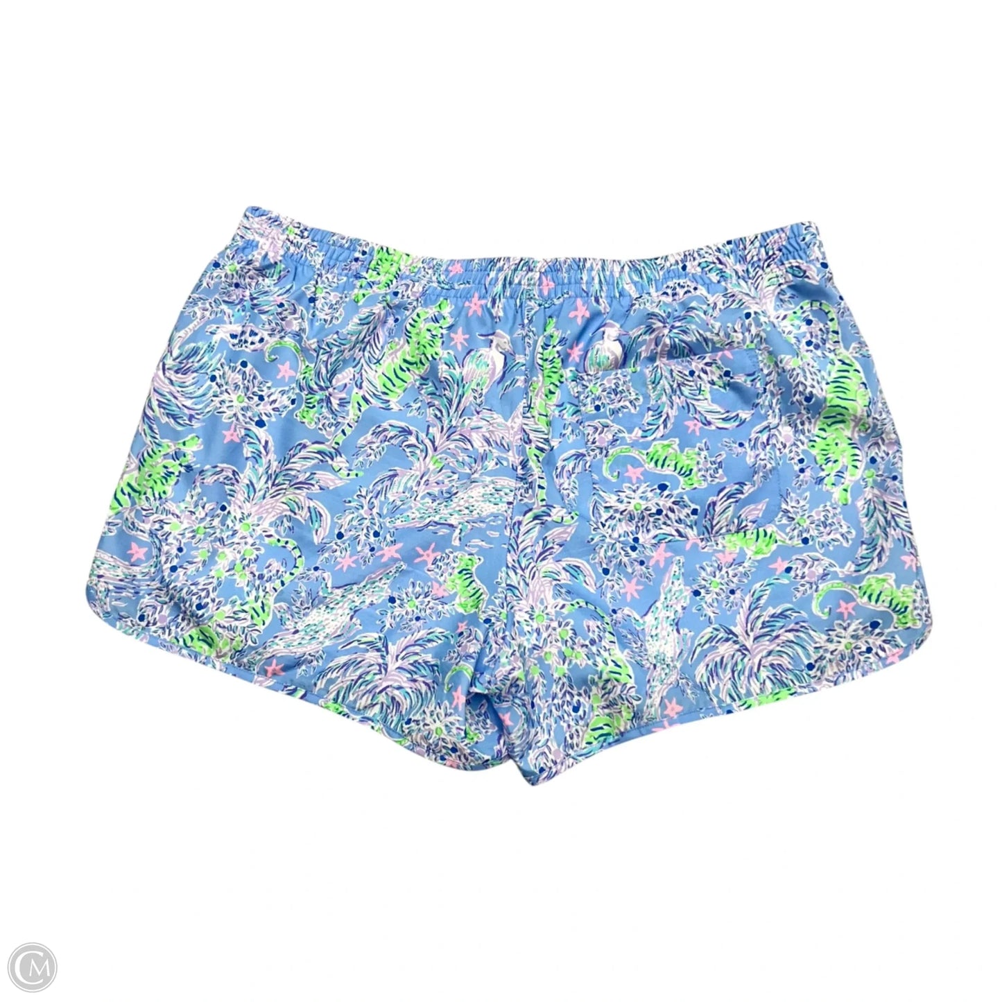 Shorts Designer By Lilly Pulitzer In Purple & White, Size: M
