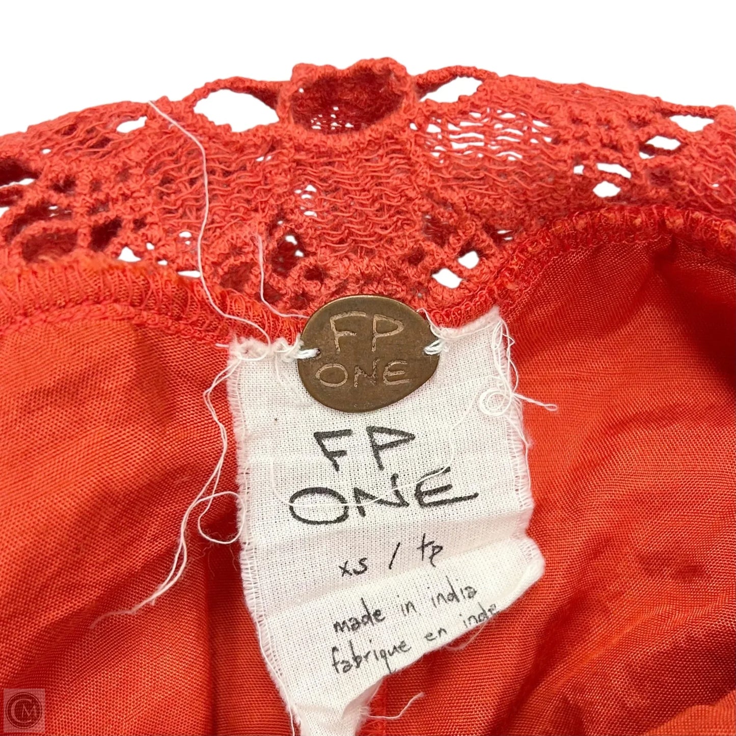 Dress Casual Short By Free People In Orange, Size: Xs
