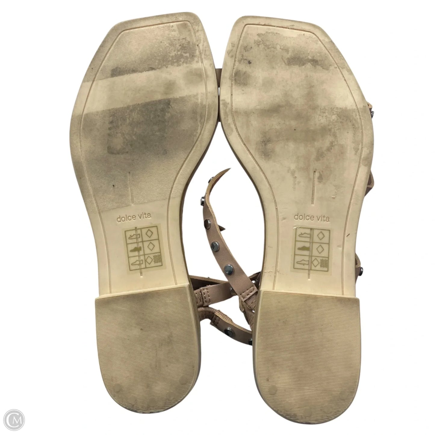 Sandals Flats By Dolce Vita In Beige, Size: 7.5