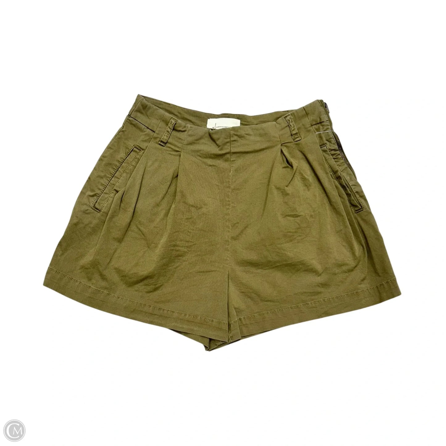 Shorts By Anthropologie In Green, Size: 0