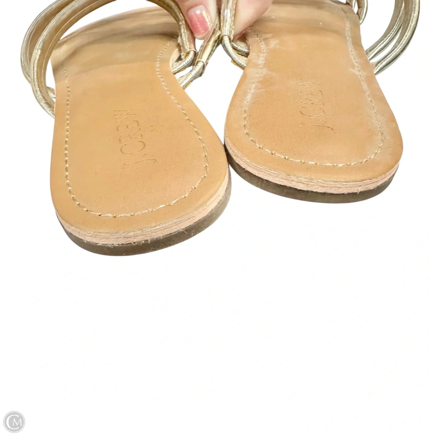 Sandals Flats By J. Crew In Gold, Size: 7