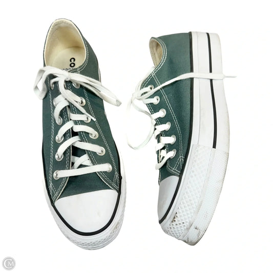 Shoes Sneakers Platform By Converse In Grey & White, Size: 9