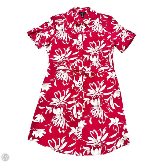 Dress Designer By Halston In Pink & White, Size: M