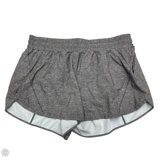 Athletic Shorts By Lululemon In Grey, Size: 2x