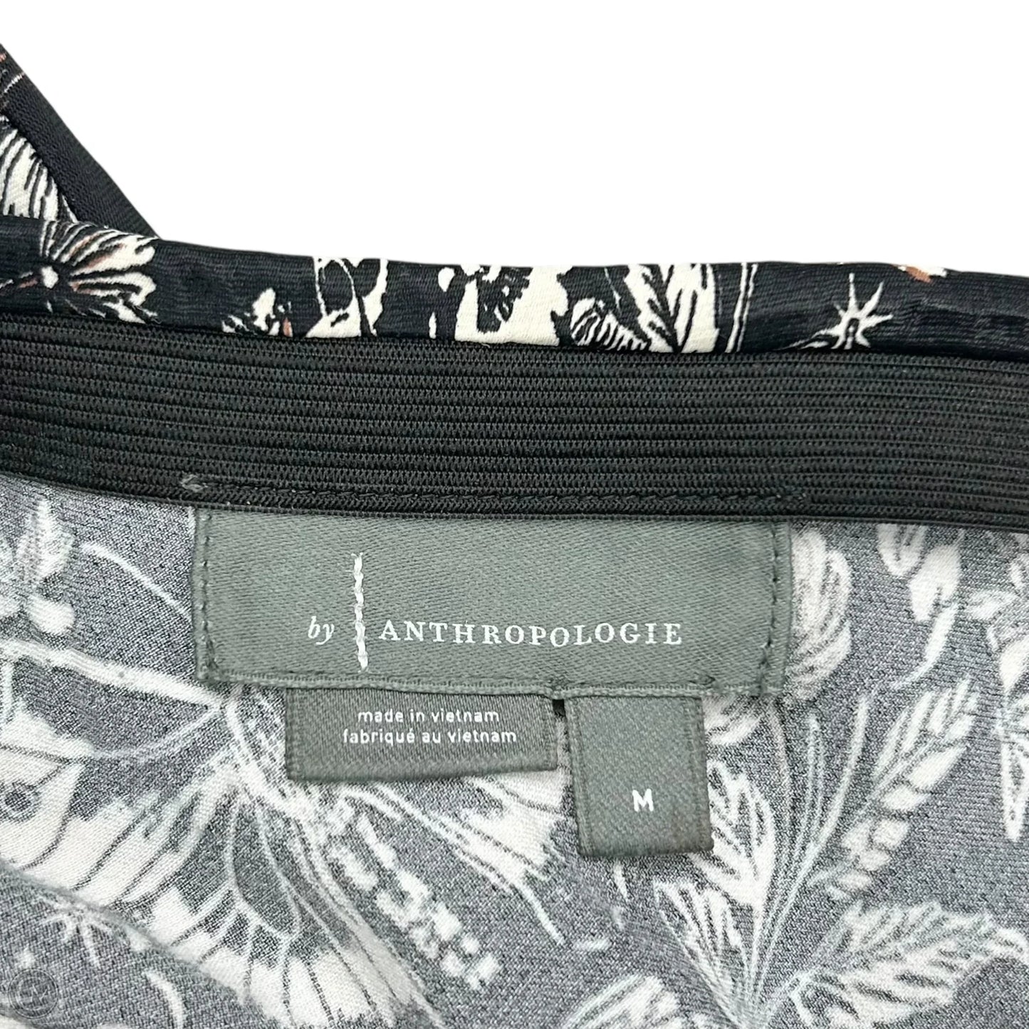 Skirt Maxi By Anthropologie In Black & Cream, Size: M