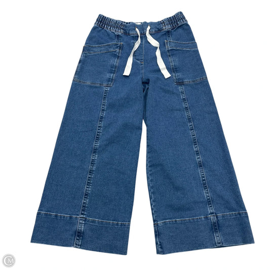 Jeans Wide Leg By Maeve In Blue Denim, Size: S