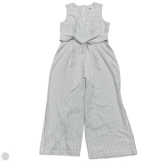Jumpsuit By Calvin Klein In Striped Pattern, Size: M