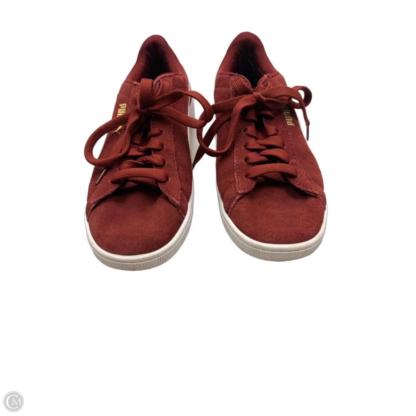 Shoes Sneakers By Puma In Maroon, Size: 8