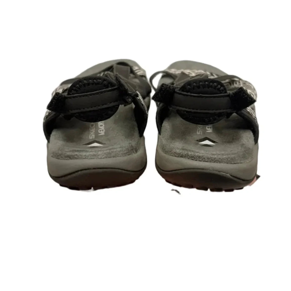 Sandals Sport By Skechers In Black & Grey, Size: 8