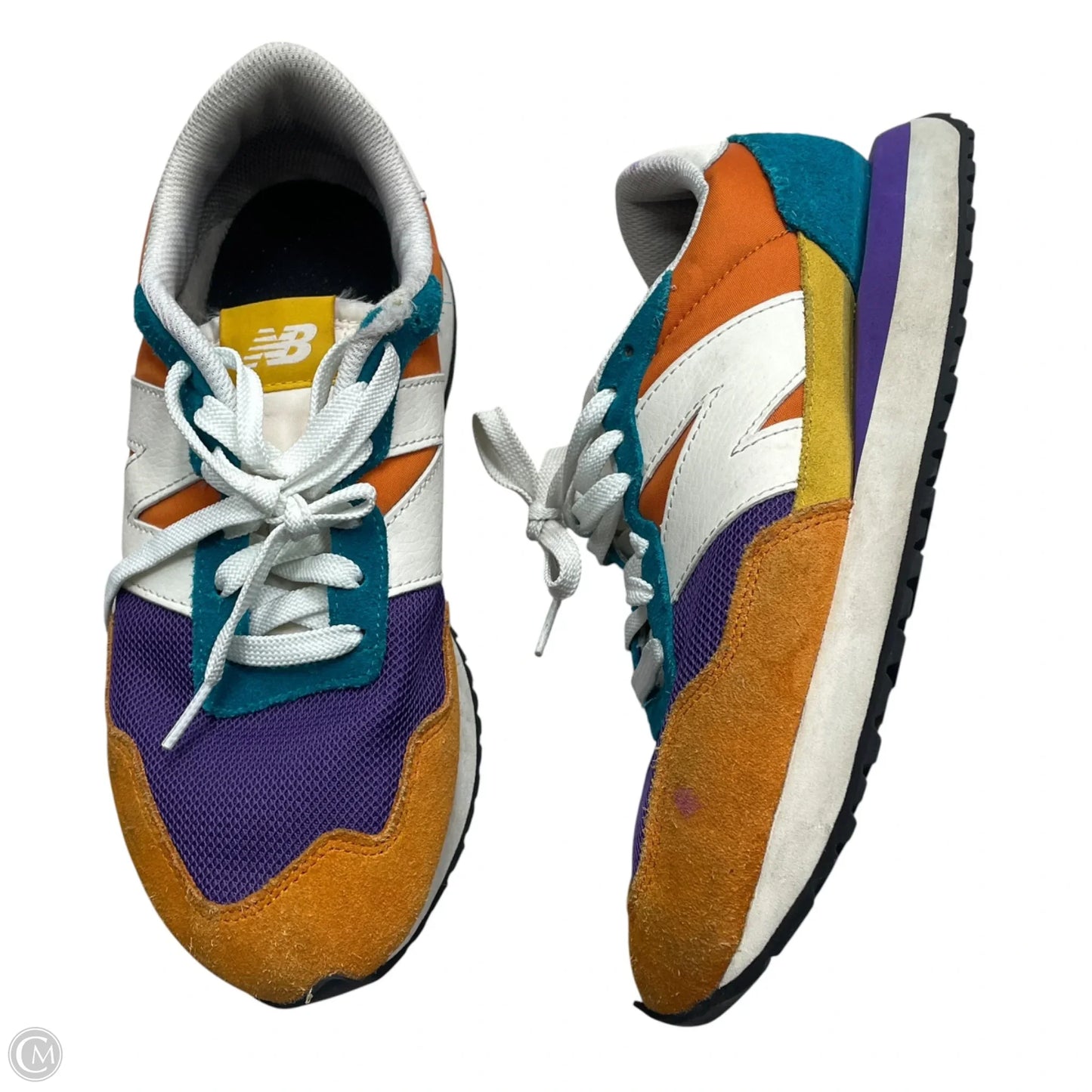 Shoes Sneakers By New Balance In Orange & Purple, Size: 10