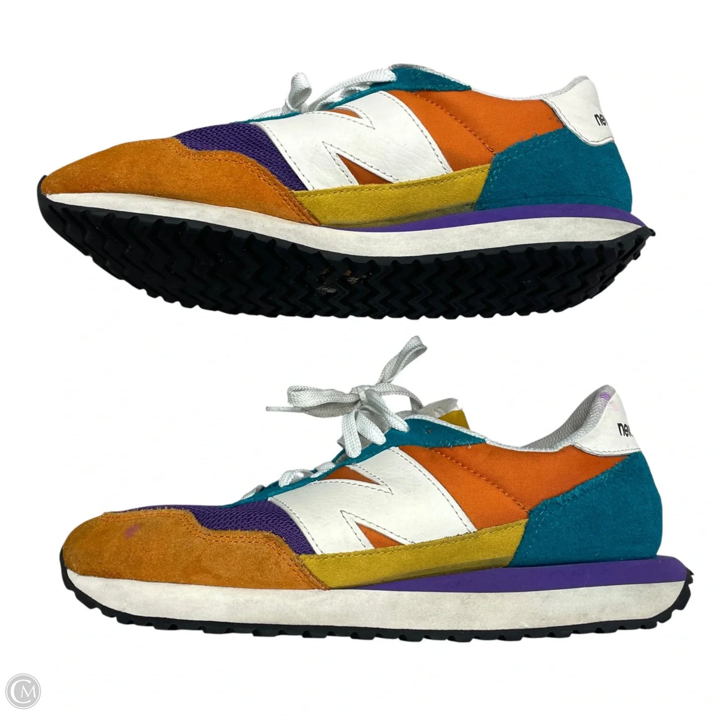 Shoes Sneakers By New Balance In Orange & Purple, Size: 10