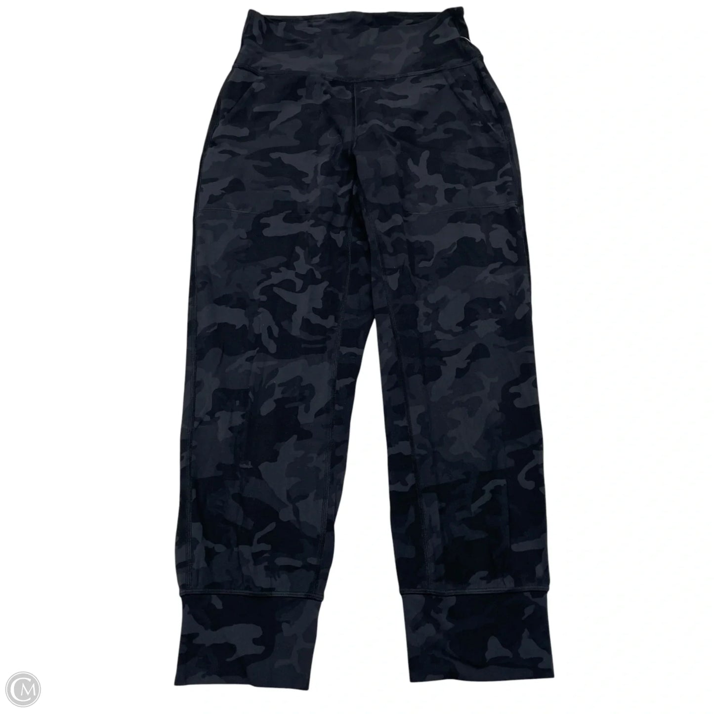 Athletic Pants By Lululemon In Black & Grey, Size: S