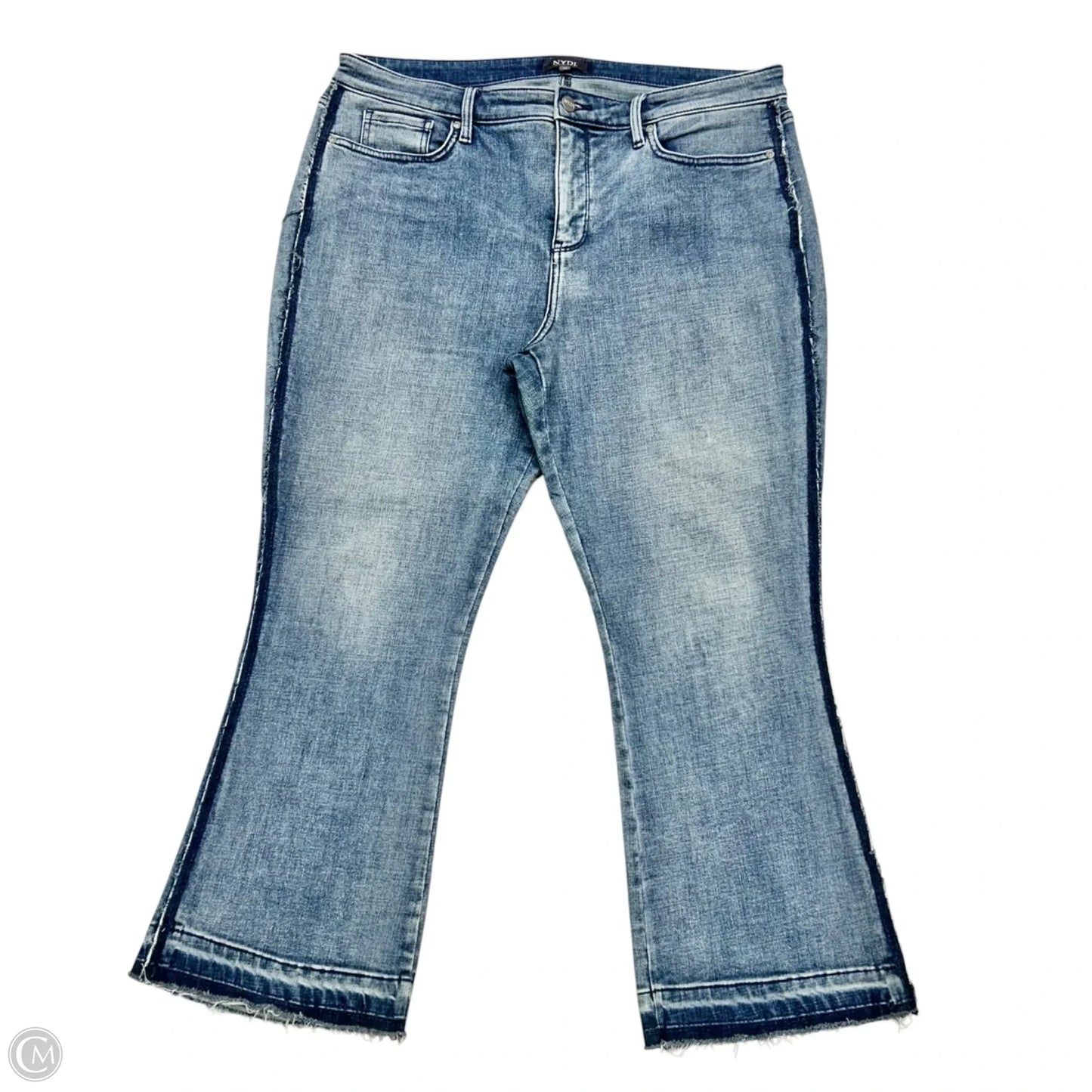 Jeans Boot Cut By Not Your Daughters Jeans In Blue Denim, Size: 14