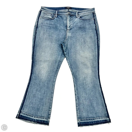 Jeans Boot Cut By Not Your Daughters Jeans In Blue Denim, Size: 14