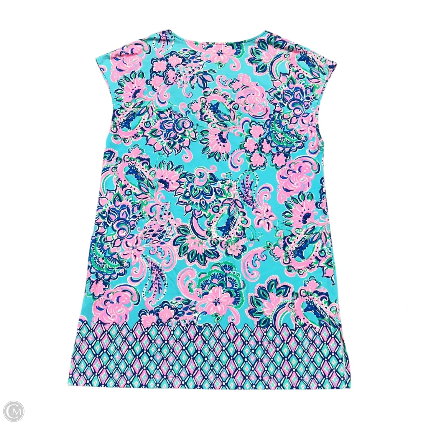 Dress Designer By Lilly Pulitzer In Blue & Pink, Size: L