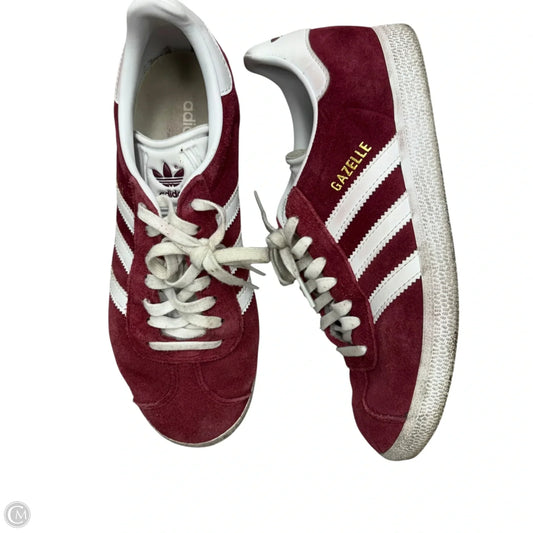 Shoes Sneakers By Adidas In Maroon, Size: 7