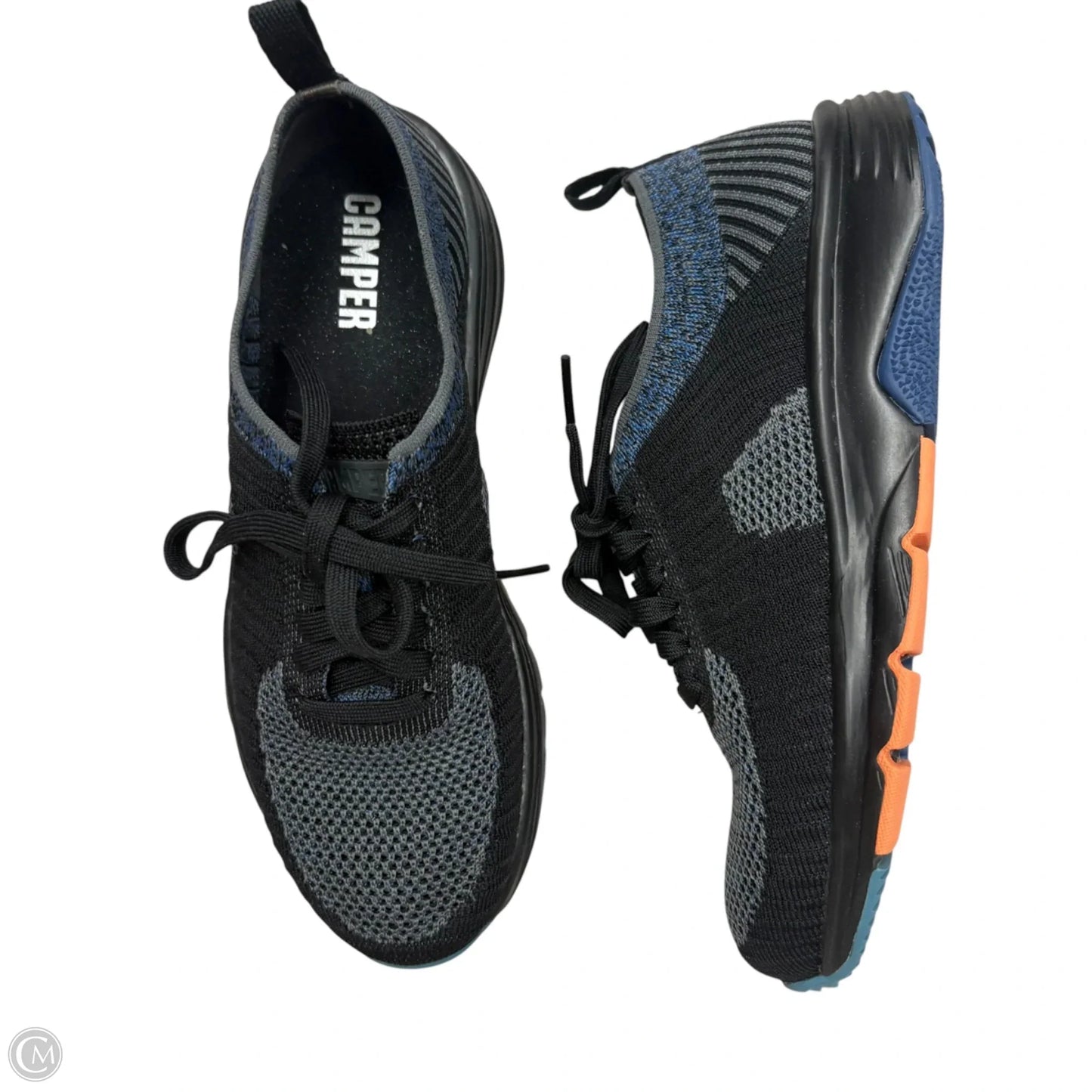 Shoes Athletic By Camper In Black & Blue, Size: 6.5
