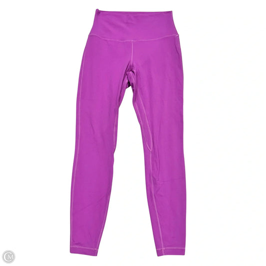 Athletic Leggings By Lululemon In Purple, Size: M