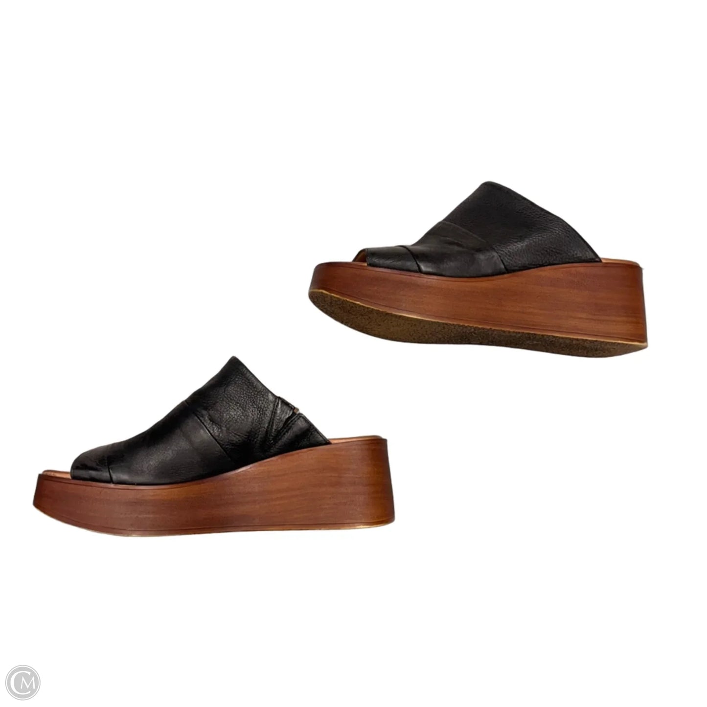 Sandals Heels Platform By Miz Mooz In Black, Size: 9.5