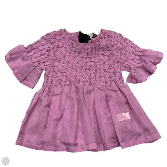 Top Short Sleeve By Maeve In Purple, Size: Xxs