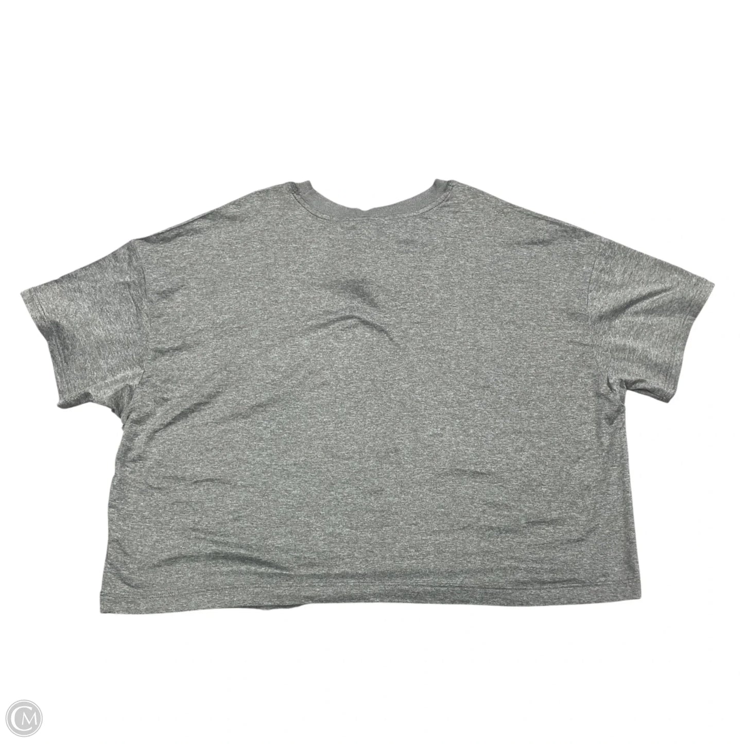 Athletic Top Short Sleeve By Vuori In Grey, Size: L