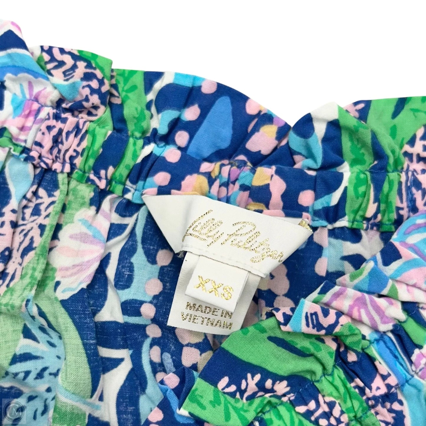 Top Long Sleeve Designer By Lilly Pulitzer In Blue & Purple, Size: Xxs
