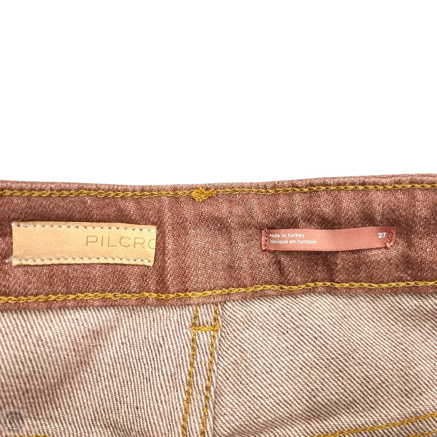 Jeans Straight By Pilcro In Tan Denim, Size: 4