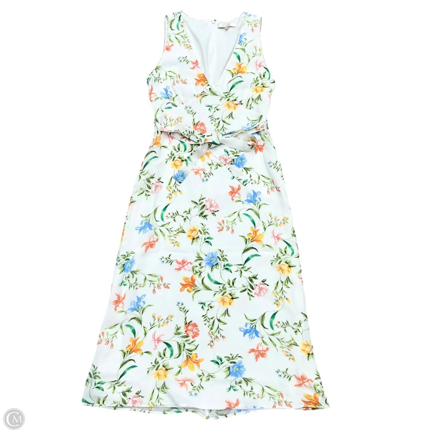 Dress Casual Midi By Wayf In Floral Print, Size: M