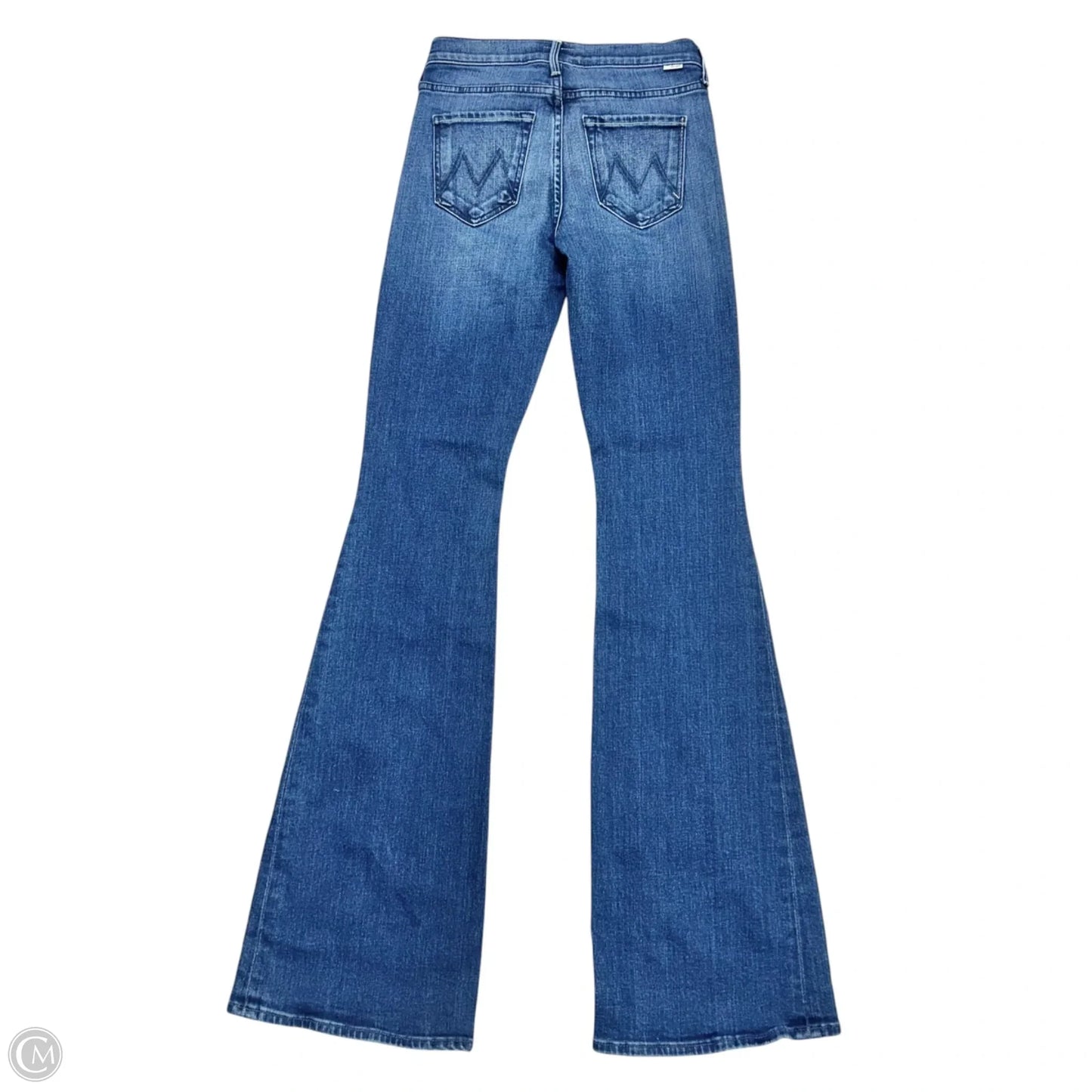 Jeans Wide Leg By Mother In Blue Denim, Size: 0