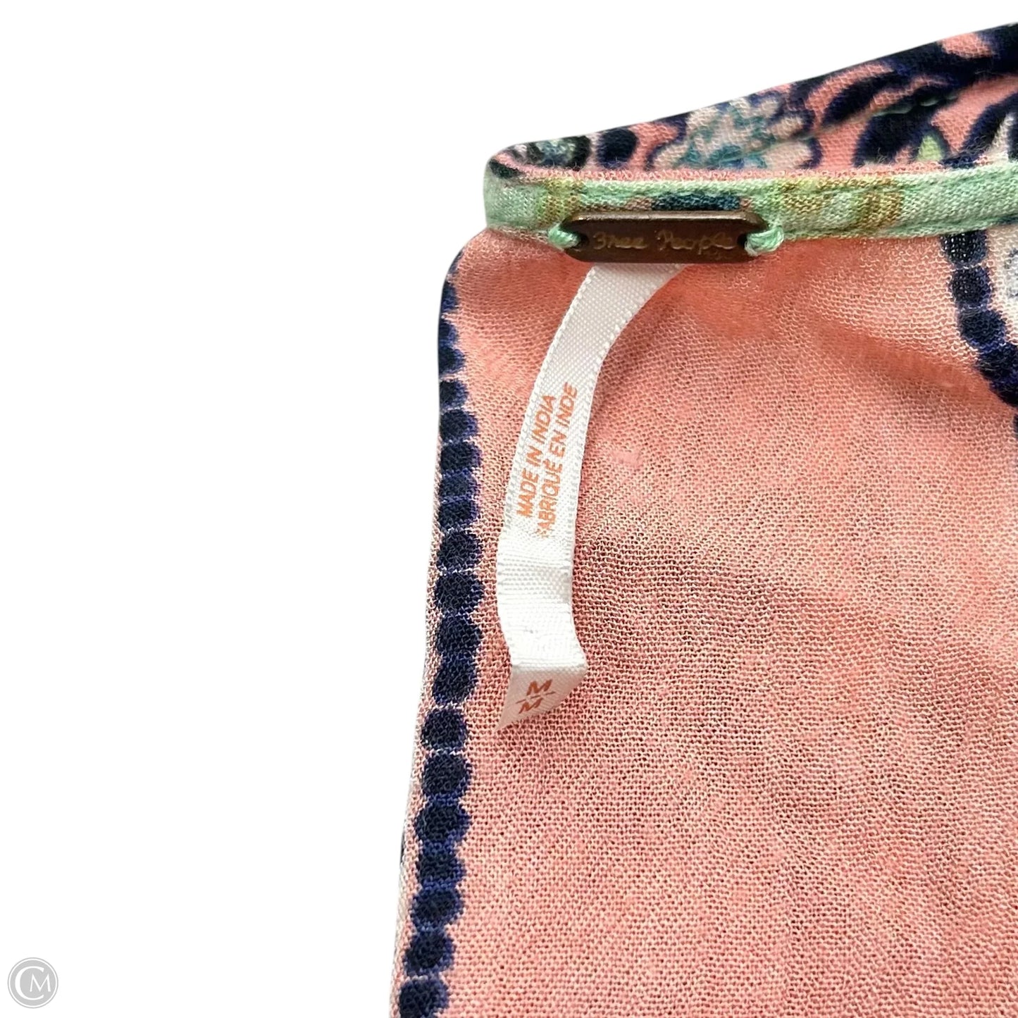 Top Long Sleeve By Free People In Blue & Pink, Size: M