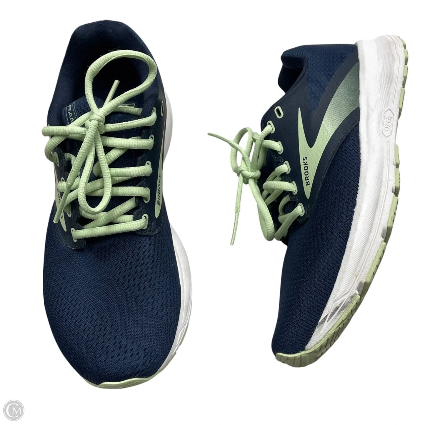 Shoes Athletic By Brooks In Blue & Green, Size: 8.5