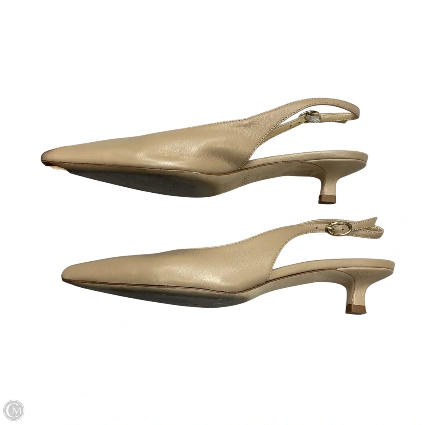 Shoes Heels Kitten By M. Gemi In Tan, Size: 6