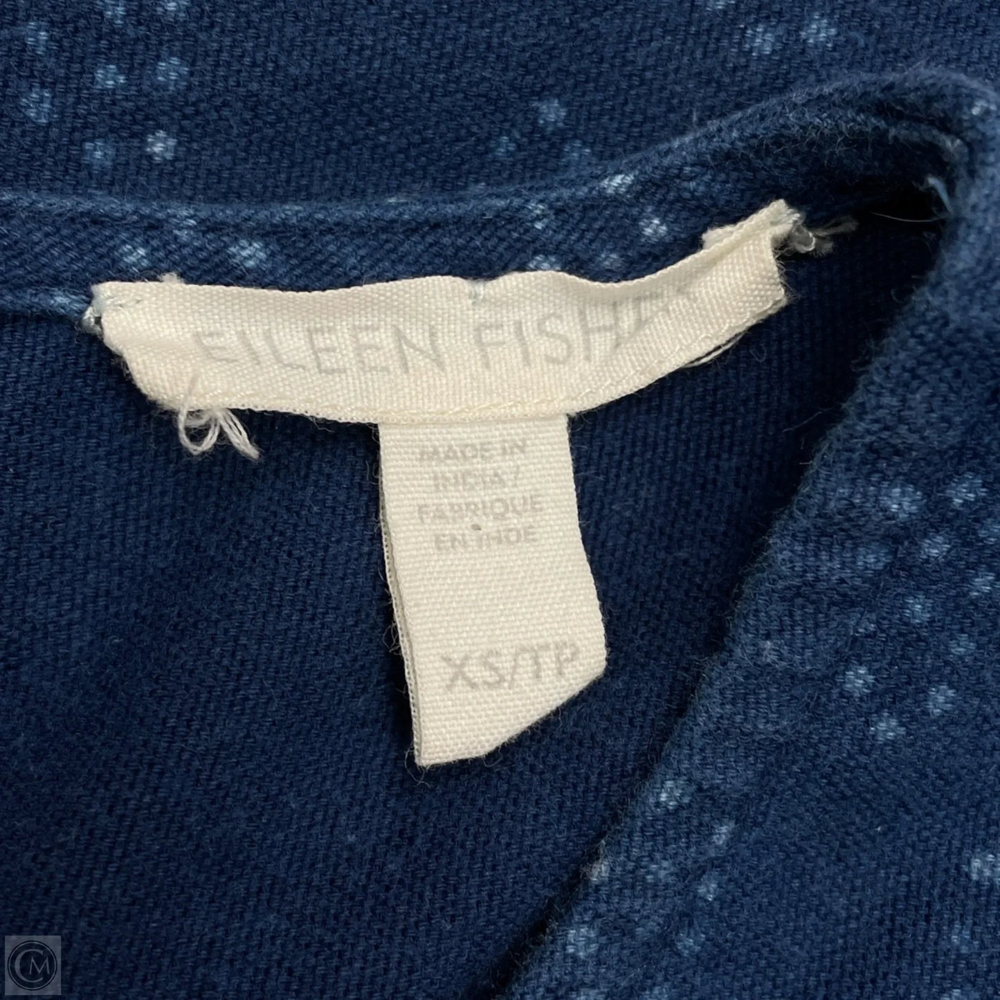 Dress Casual Short By Eileen Fisher In Blue Denim, Size: Xs