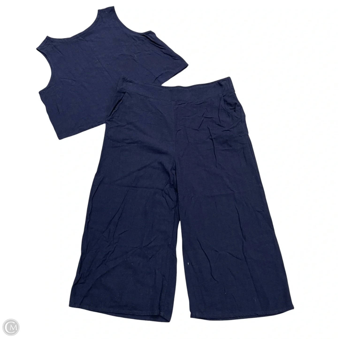 Pants Set 2pc By Anrabess In Navy, Size: Xl