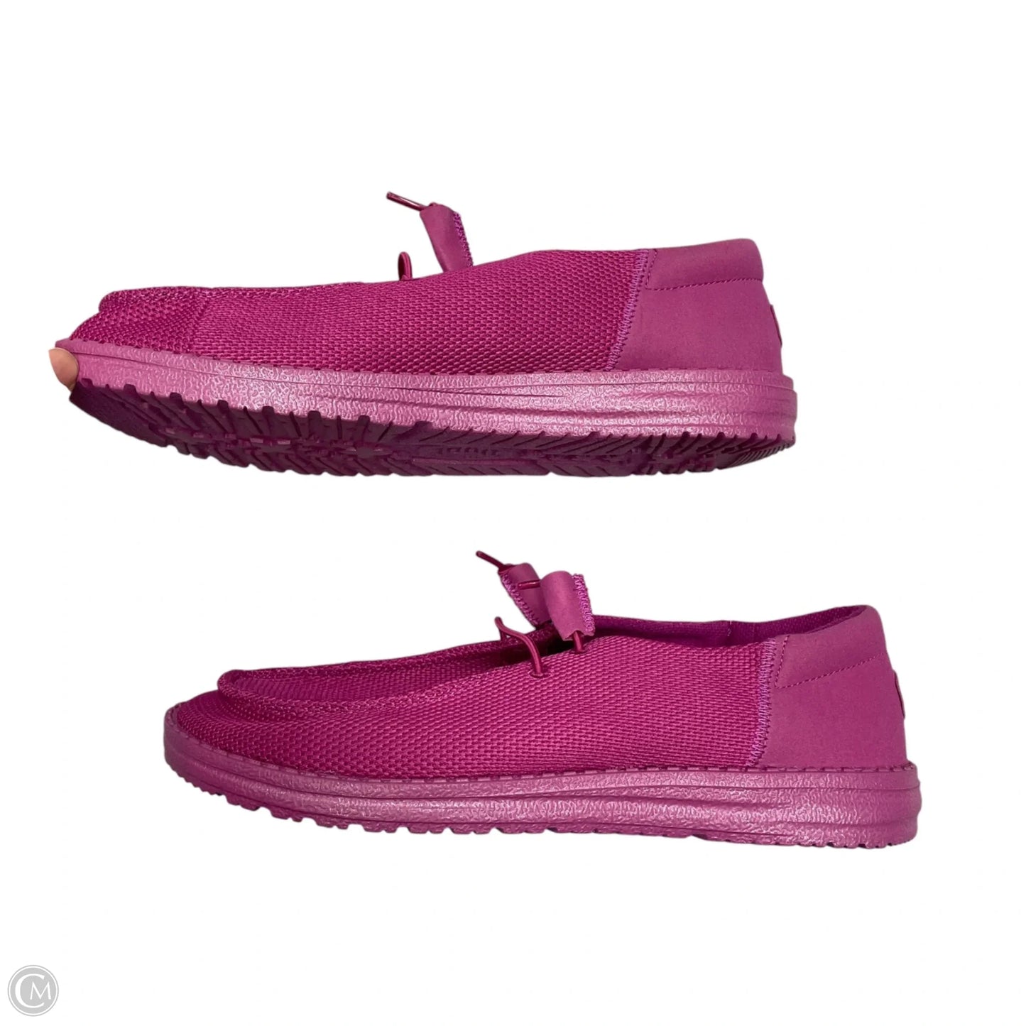 Shoes Flats By Hey Dude In Pink, Size: 10