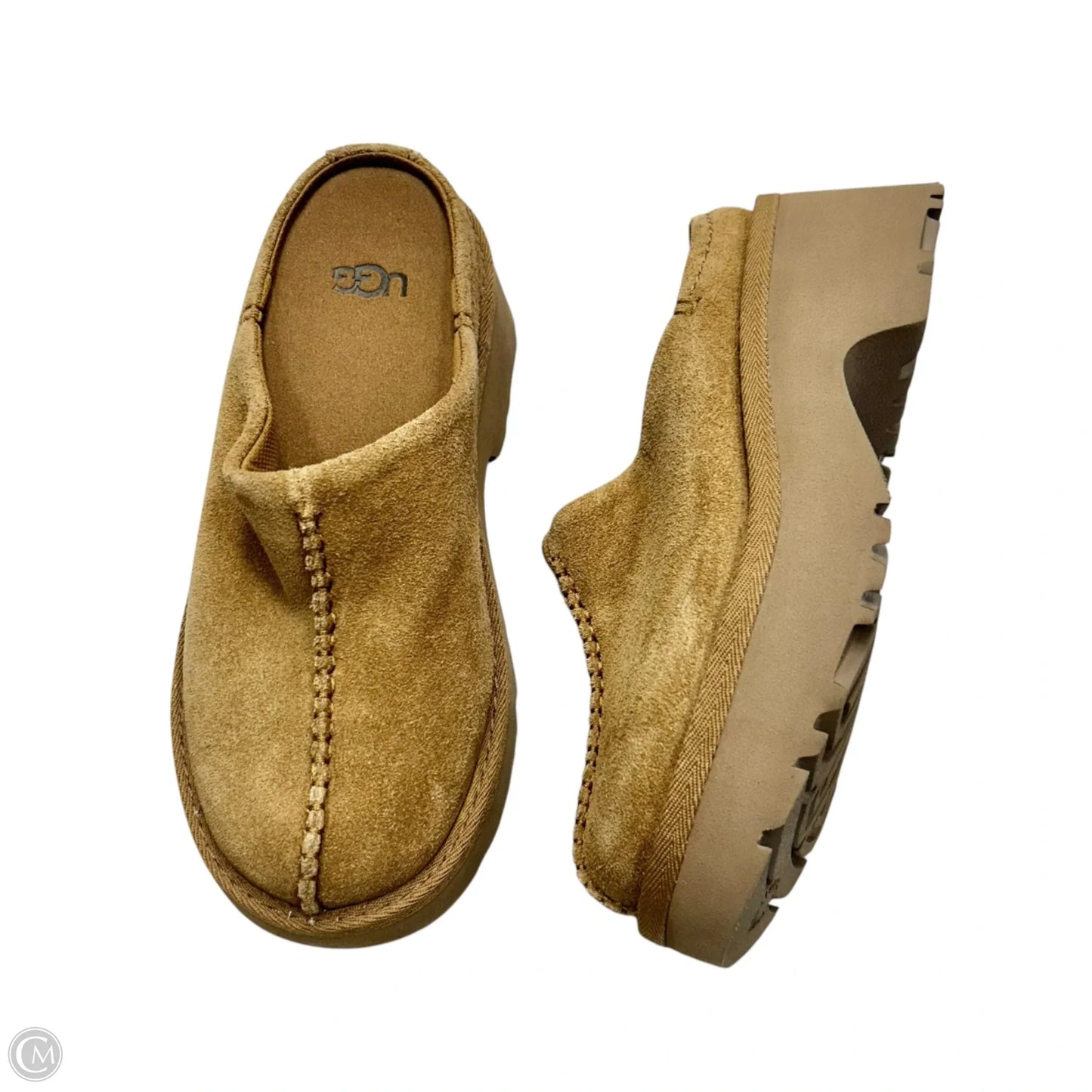 Shoes Designer By Ugg In Tan, Size: 5