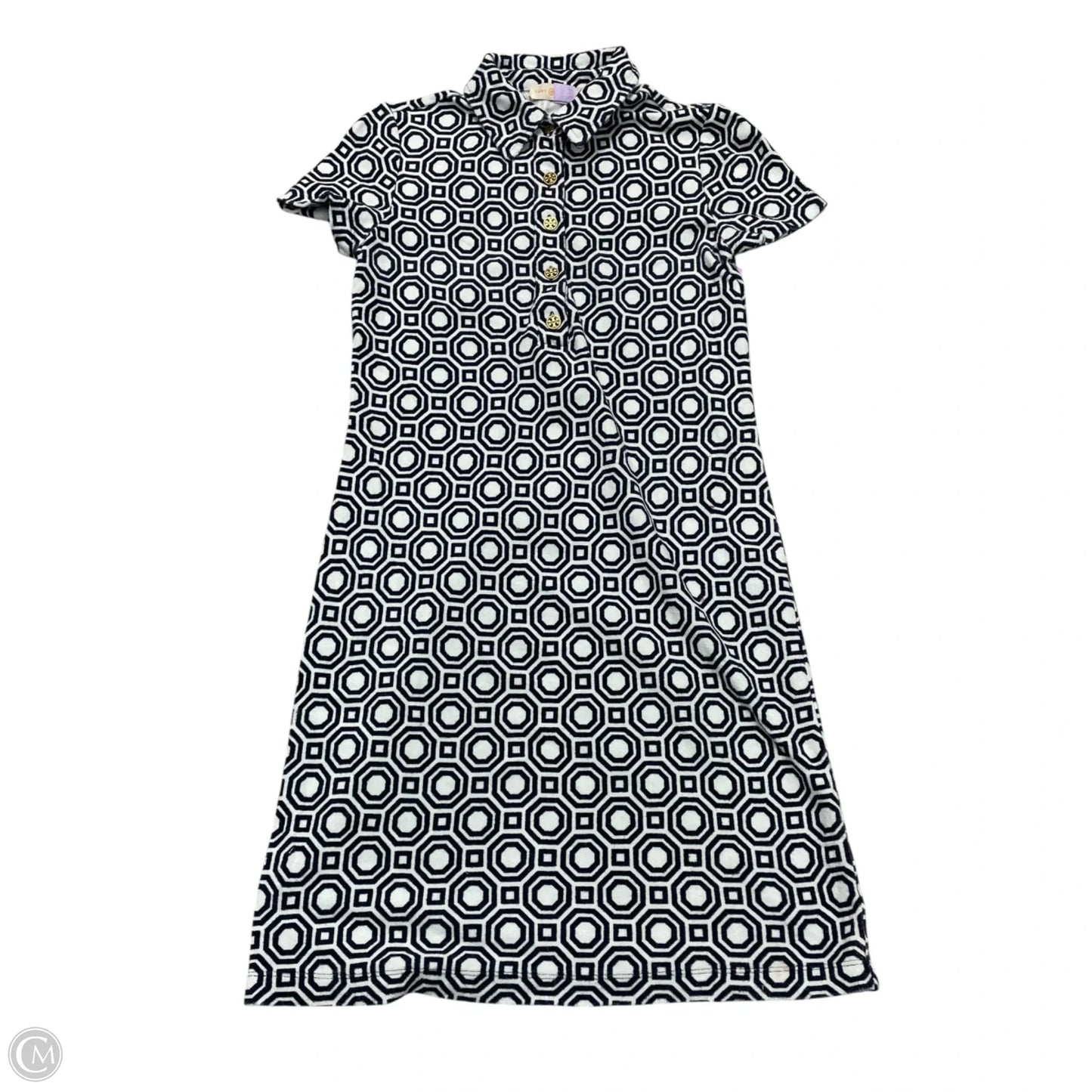 Dress Designer By Tory Burch In Blue & White, Size: Xs