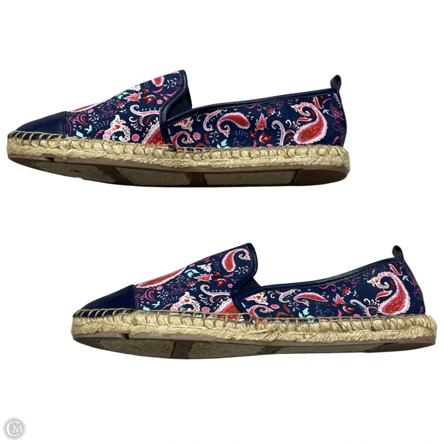 Shoes Flats By Talbots In Blue & Pink, Size: 6.5
