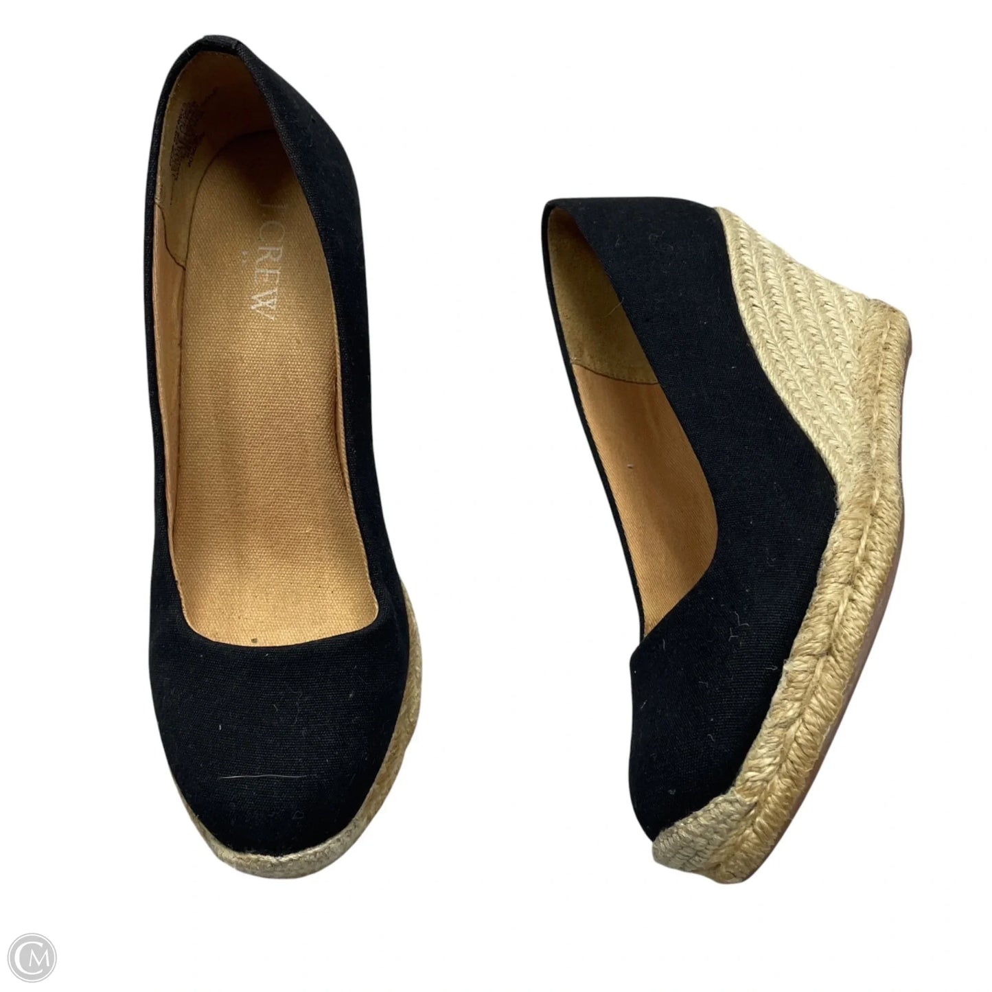 Shoes Heels Wedge By J. Crew In Black & Tan, Size: 6
