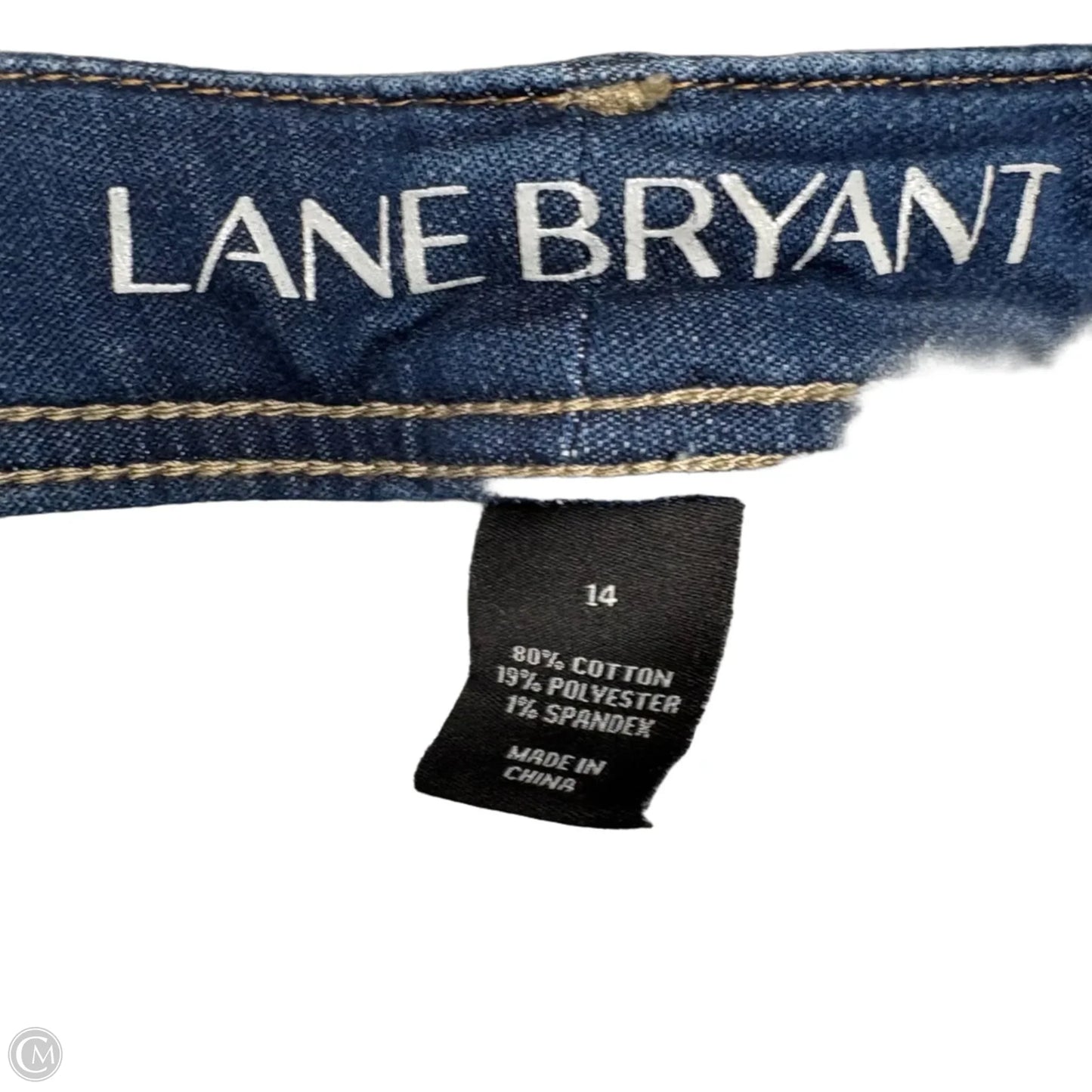 Shorts By Lane Bryant In Blue Denim, Size: 14