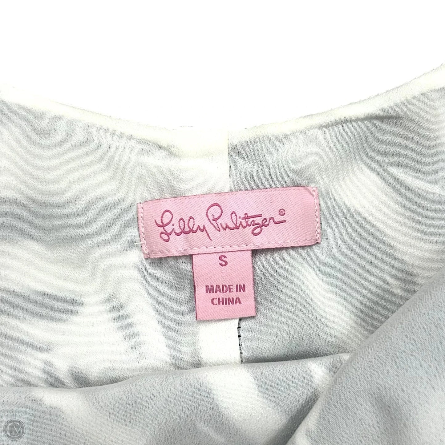 Dress Designer By Lilly Pulitzer In Blue & White, Size: S