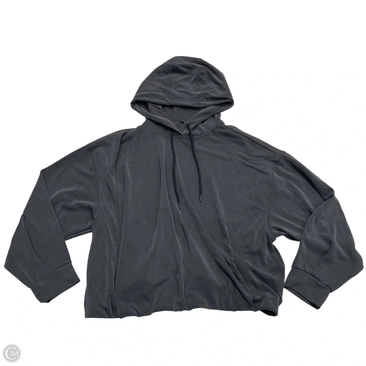 Athletic Top Long Sleeve Hoodie By Athleta In Grey, Size: Xl