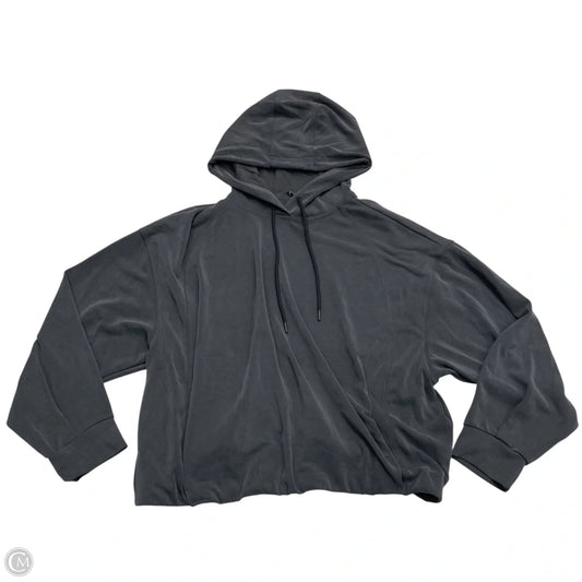 Athletic Top Long Sleeve Hoodie By Athleta In Grey, Size: Xl