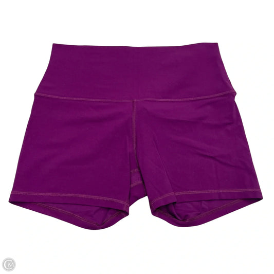 Athletic Shorts By Lululemon In Purple, Size: M