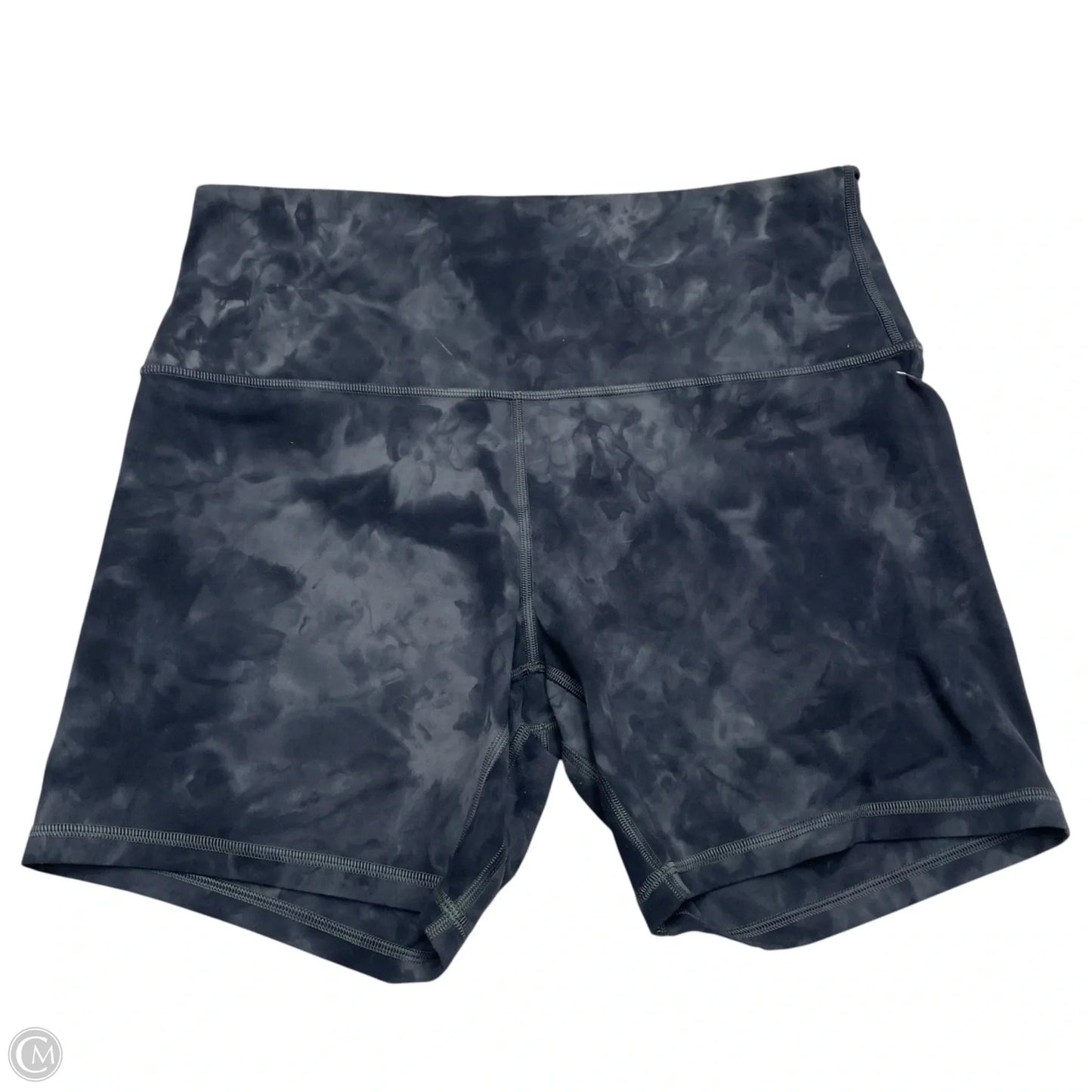 Athletic Shorts By Lululemon In Black & Grey, Size: L