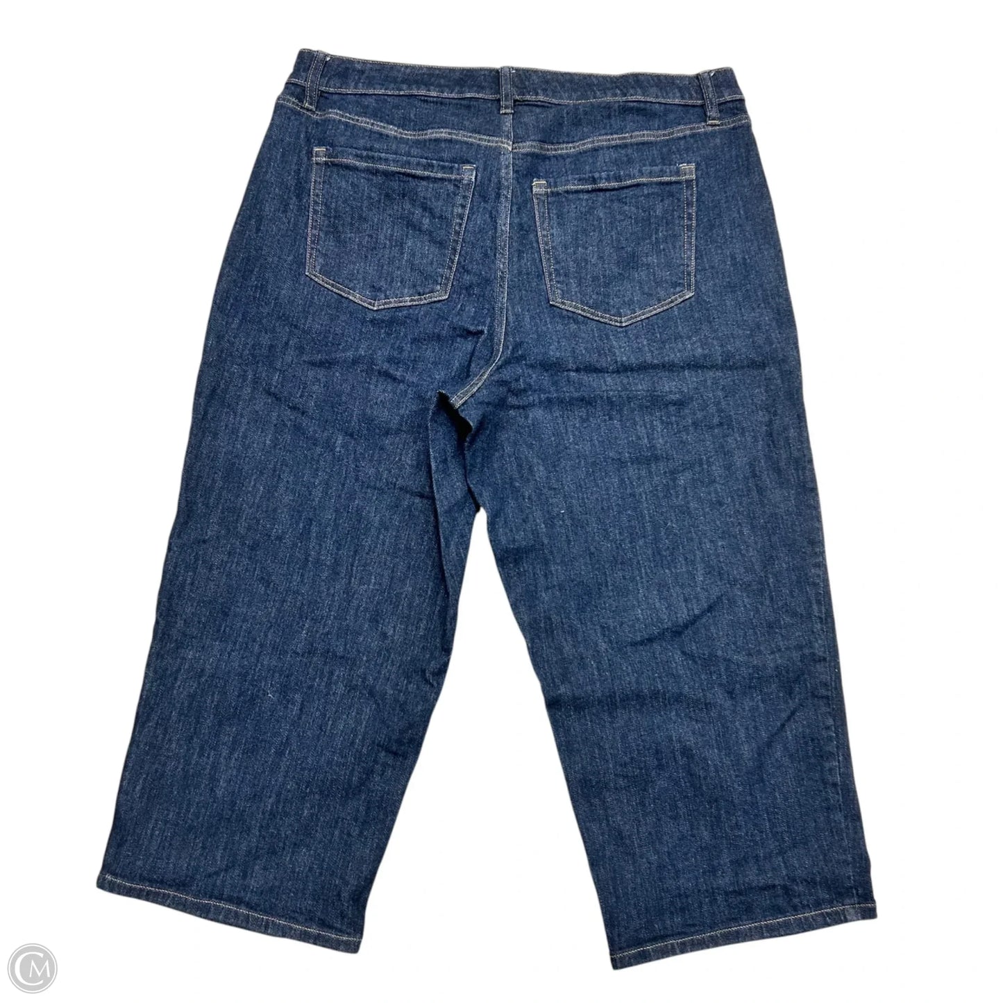 Jeans Wide Leg By Lane Bryant In Blue Denim, Size: 16