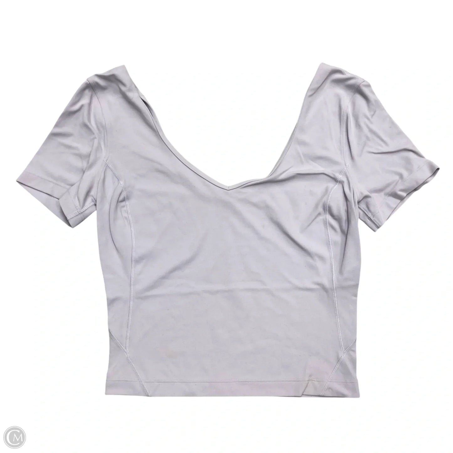 Athletic Top Short Sleeve By Lululemon In Purple, Size: S