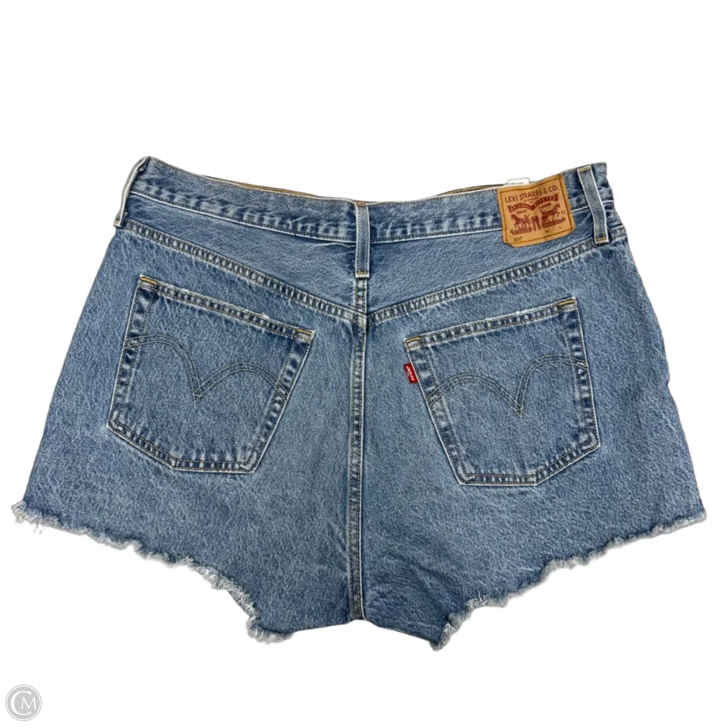 Shorts By Levis In Blue Denim, Size: 18