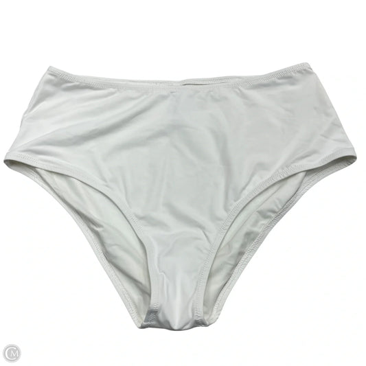 Swimsuit Bottom By Skims In White, Size: L
