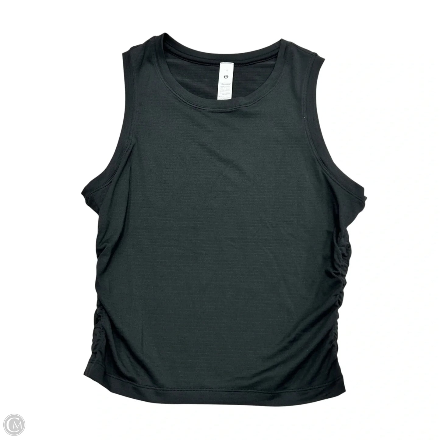 Athletic Tank Top By Lululemon In Black, Size: M